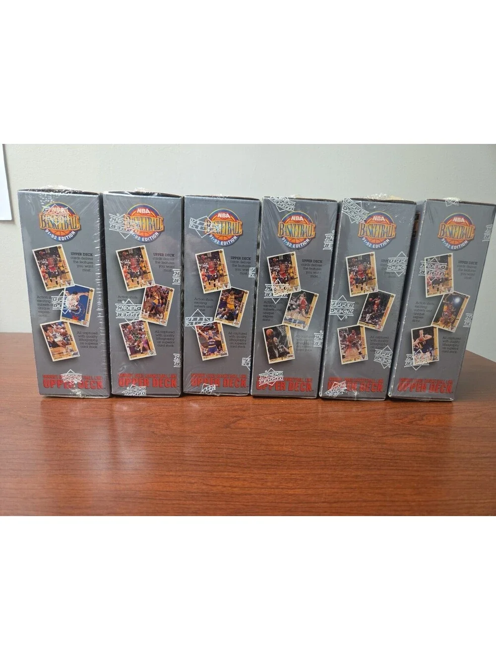 Michael Jordan Sealed 1991-92  Upper Deck Locker Boxes Set 1-6 Factory Sealed